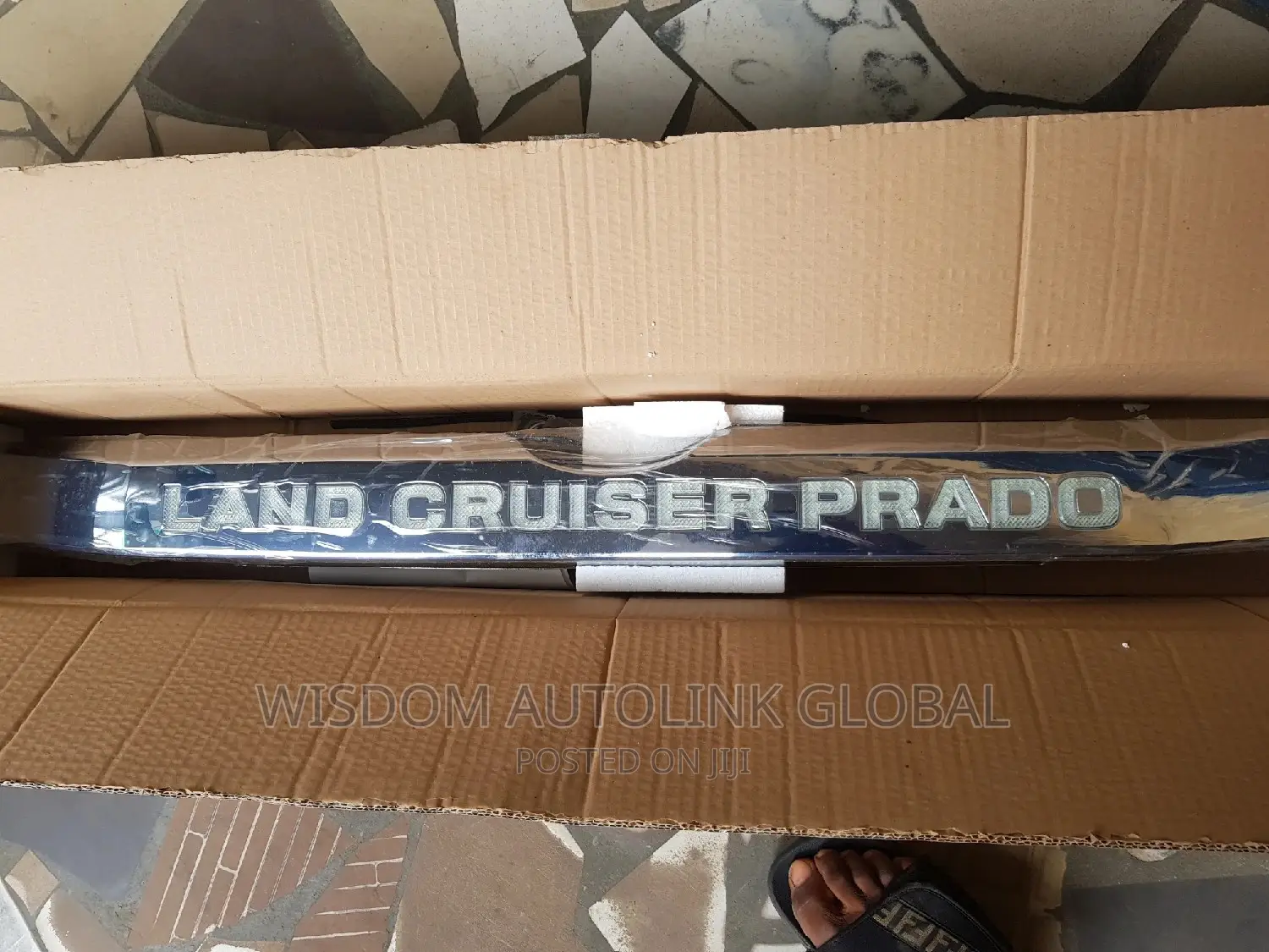 Boot Chrome for Toyota Land Cruiser Prado 2015 With Lights