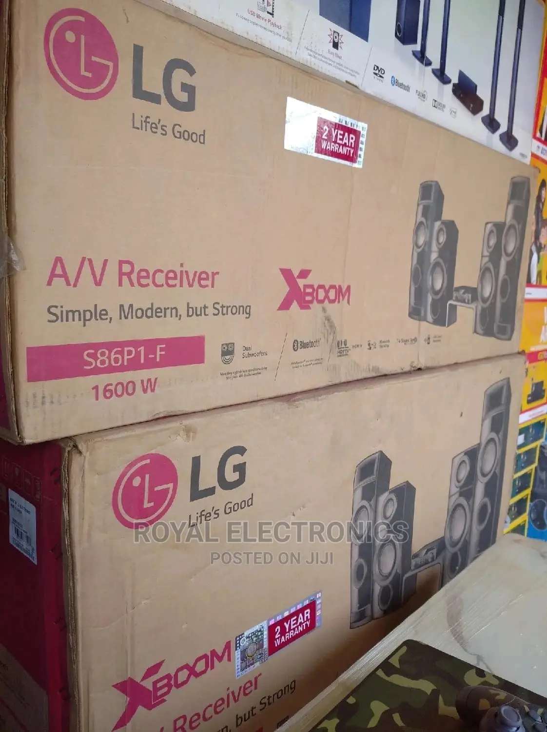 Lg Xboom Home Theater 1600 Watt With 4 Big Speaker