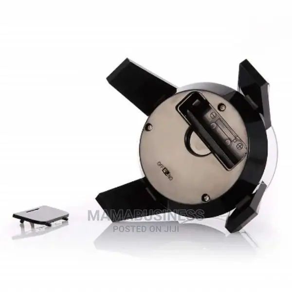 Solar Rotating Display Stand – Black