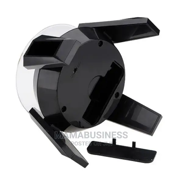 Solar Rotating Display Stand – Black