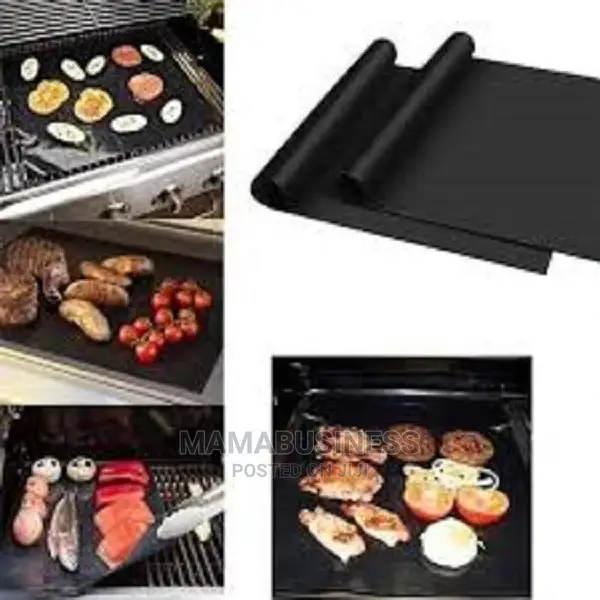 2pc BBQ Barbecue Grill Mat Set