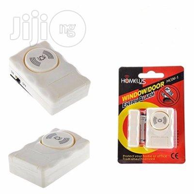 Door/Window Magnetic Entry Alarm With 105db Siren