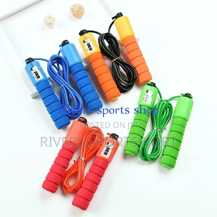 Jump Rope With Counter Sports Fitness Adjustable Rope