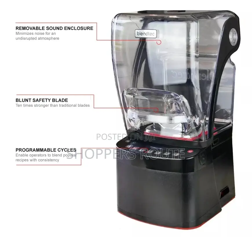 Blendtec Commercial Stealth 885 Blender + Wildside Jar