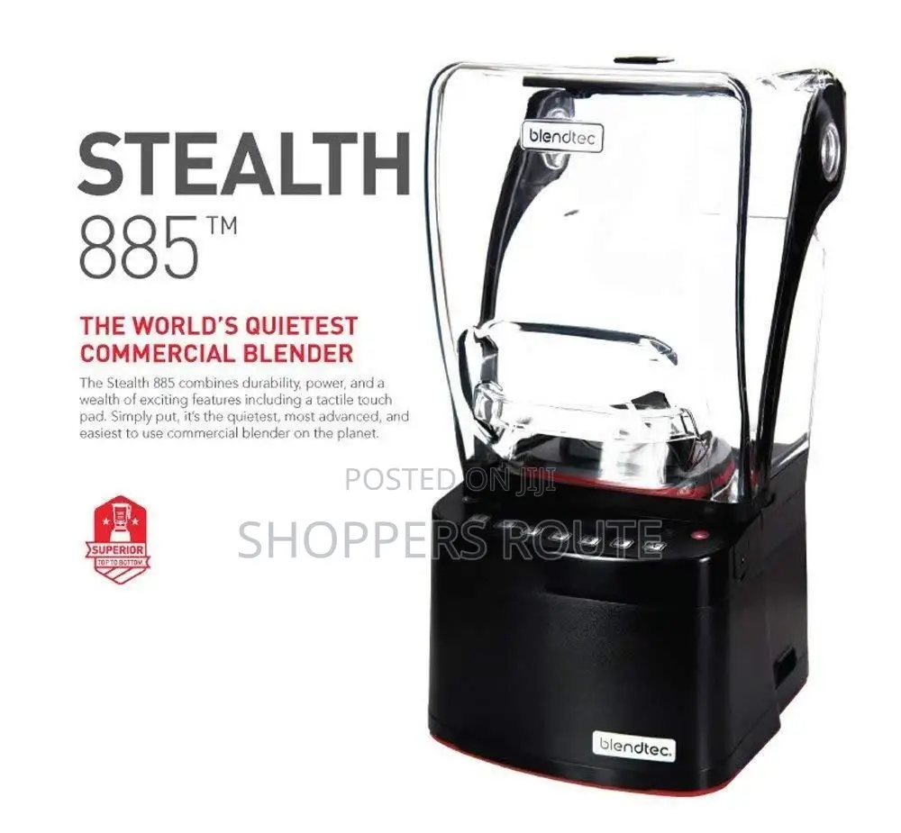 Blendtec Commercial Stealth 885 Blender + Wildside Jar