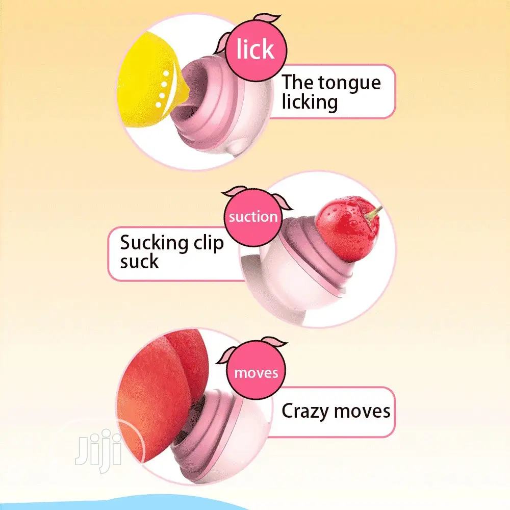 Cute Portable Stimulatn Clitoris and Nipple Sucker Vibrator
