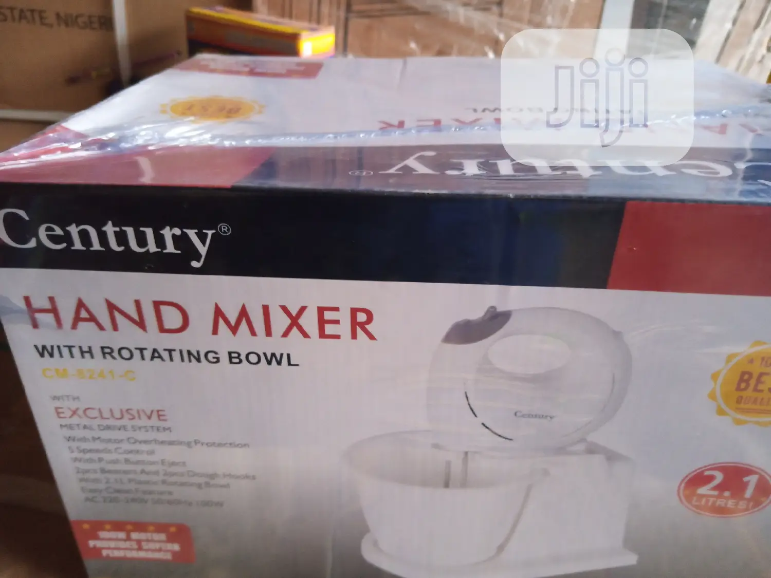 Century Hand and Cake Mixer With Rotating Bowl