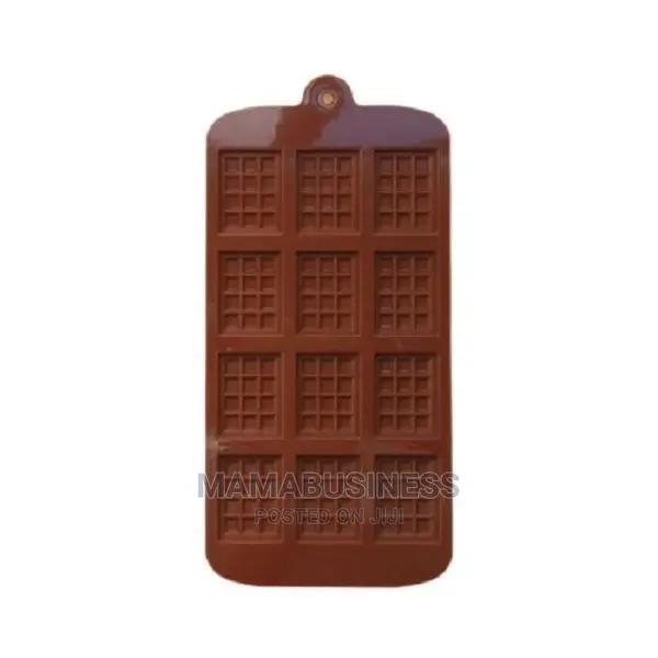 12 Even Non-Stick Silicon Chocolate Candy Molds