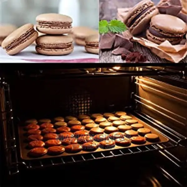 48 Capacity Silicon Mat Macaron Baking Mold Kit With Nozzles