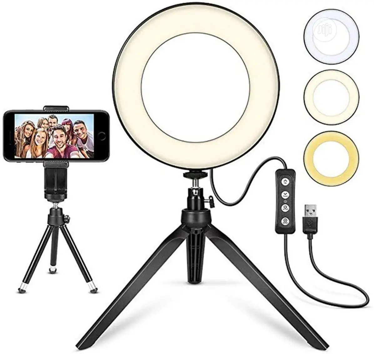 Photography 10 Inch LED Ring Light Lamp Tripod Stand
