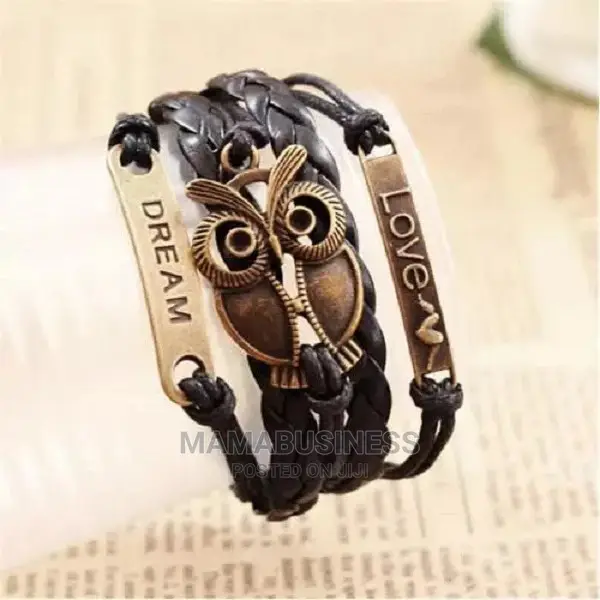 Owl Love Dream Bracelet - Black