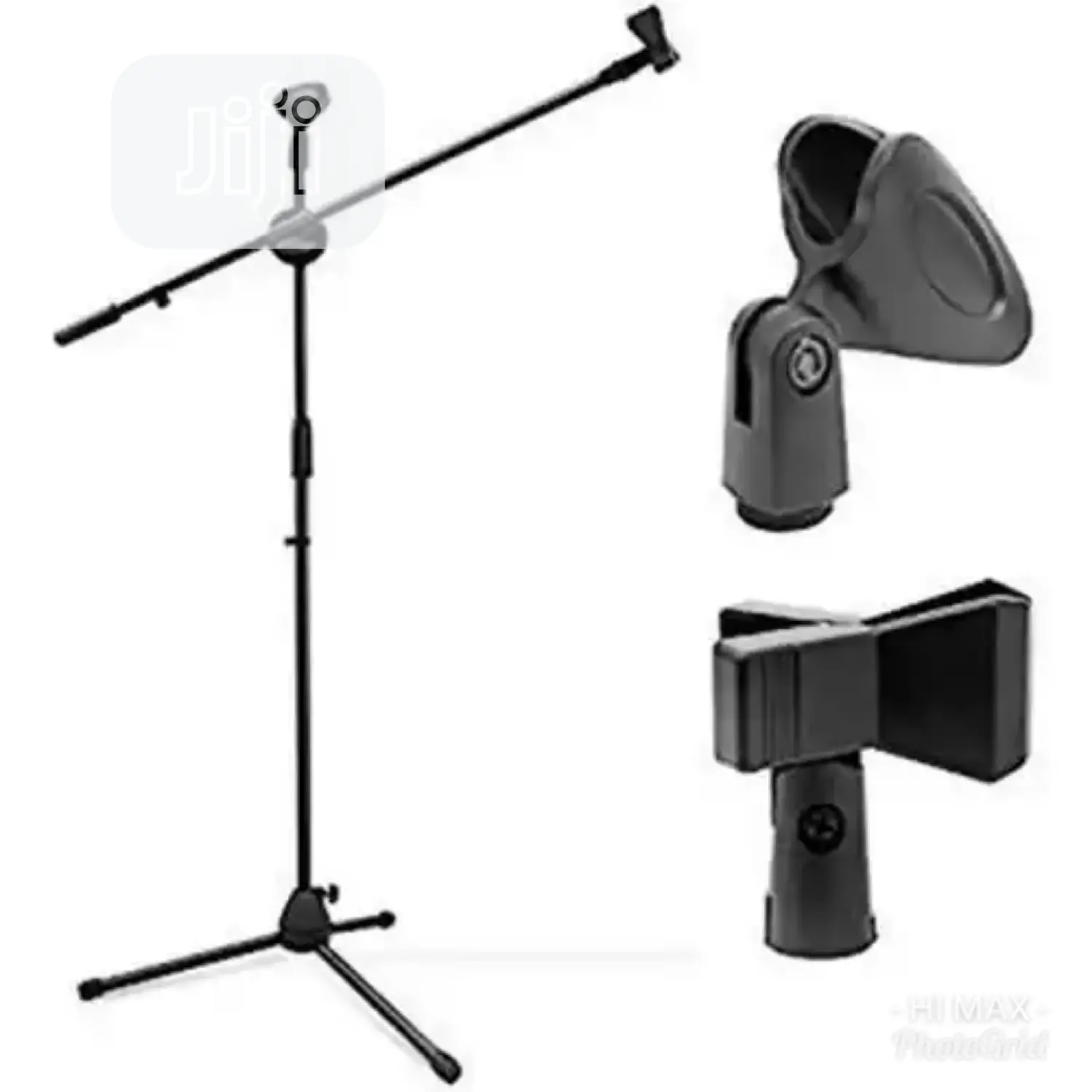 Strong Mic Stand With 2 Mic Holders