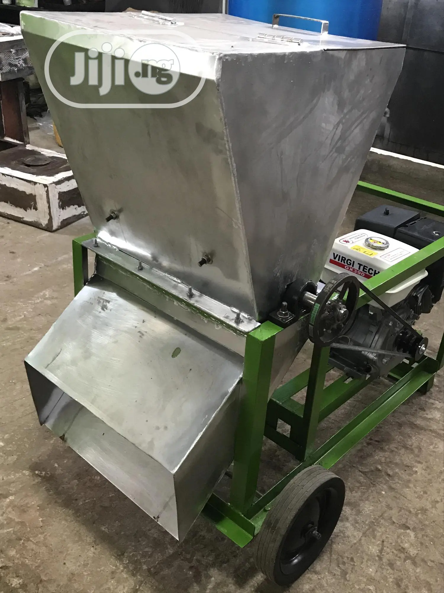 Cassava Grating Machine Made With Stainless Steel Materials