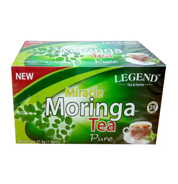 2 Packs Legend Miracle Moringa Tea 50 G X25