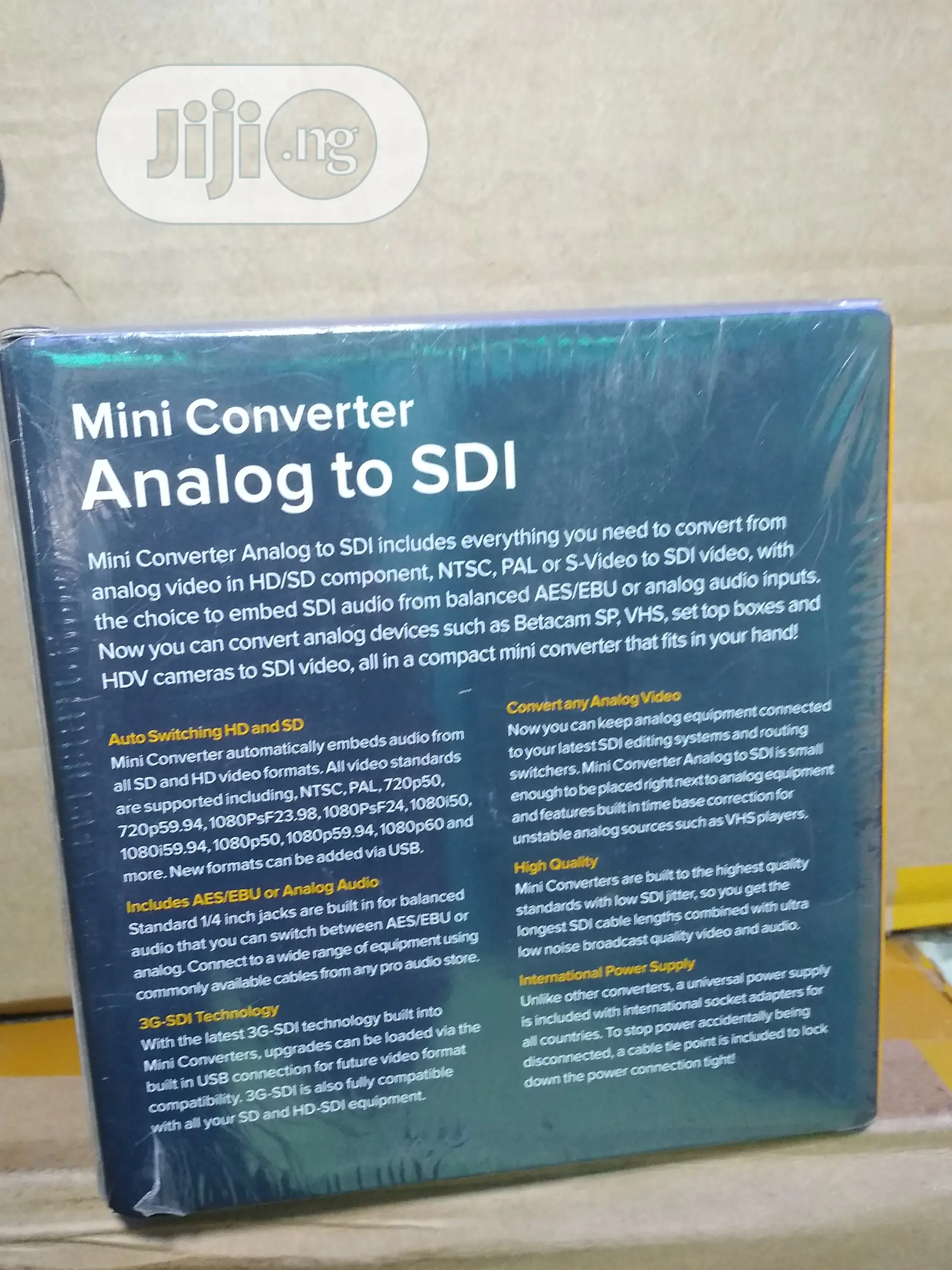 Blackmajicdesign Mini Converter Analog to Sdi