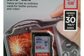 Sandisk Ultra 64gb Class 10 Camera Memory