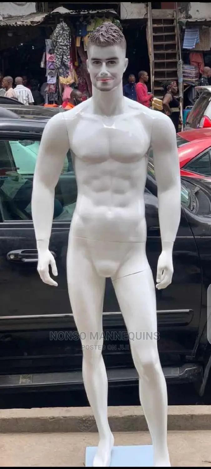 White Male Fibre Mannequin