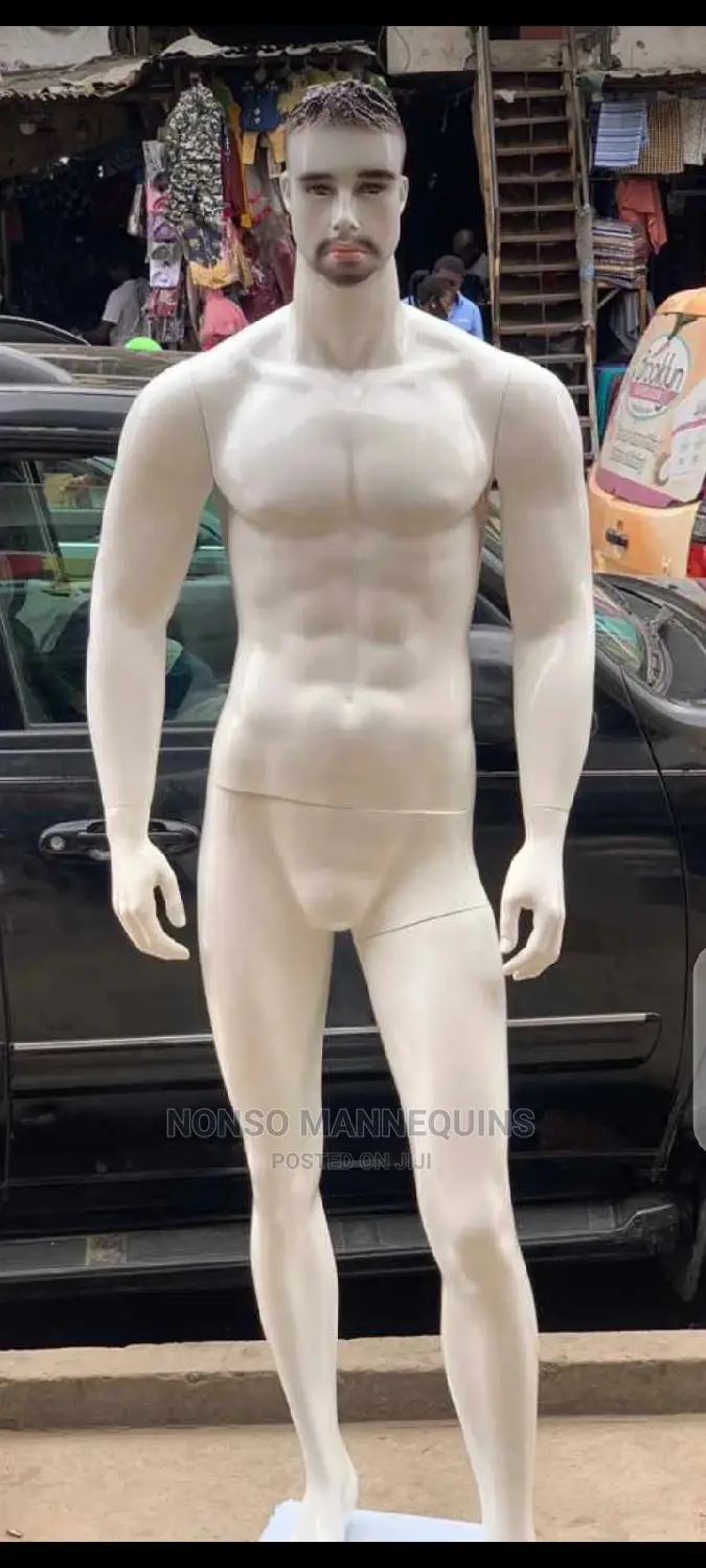 White Male Fibre Mannequin