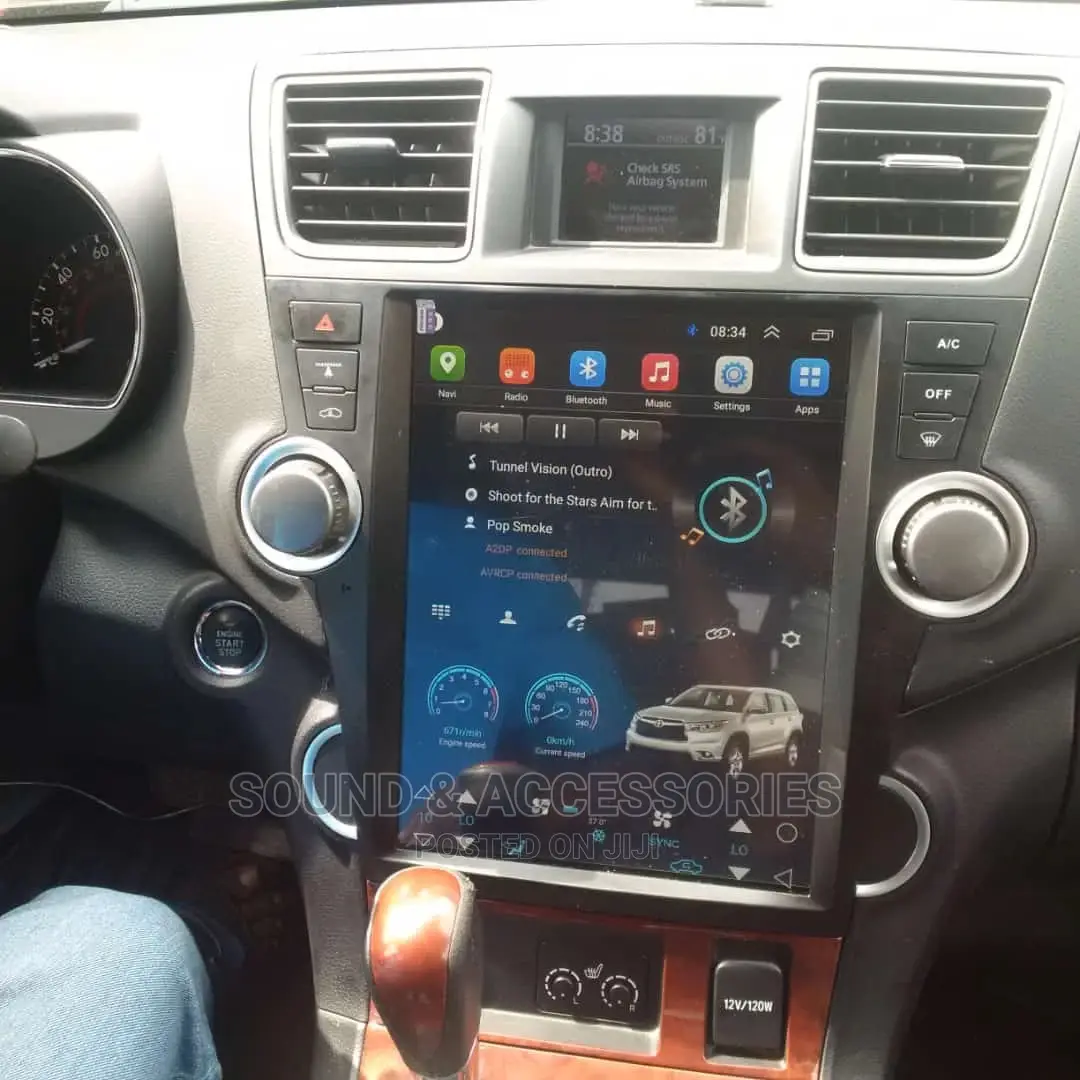 Toyota Highlander 2008-2013 Tesla Android GPS Navigtion System