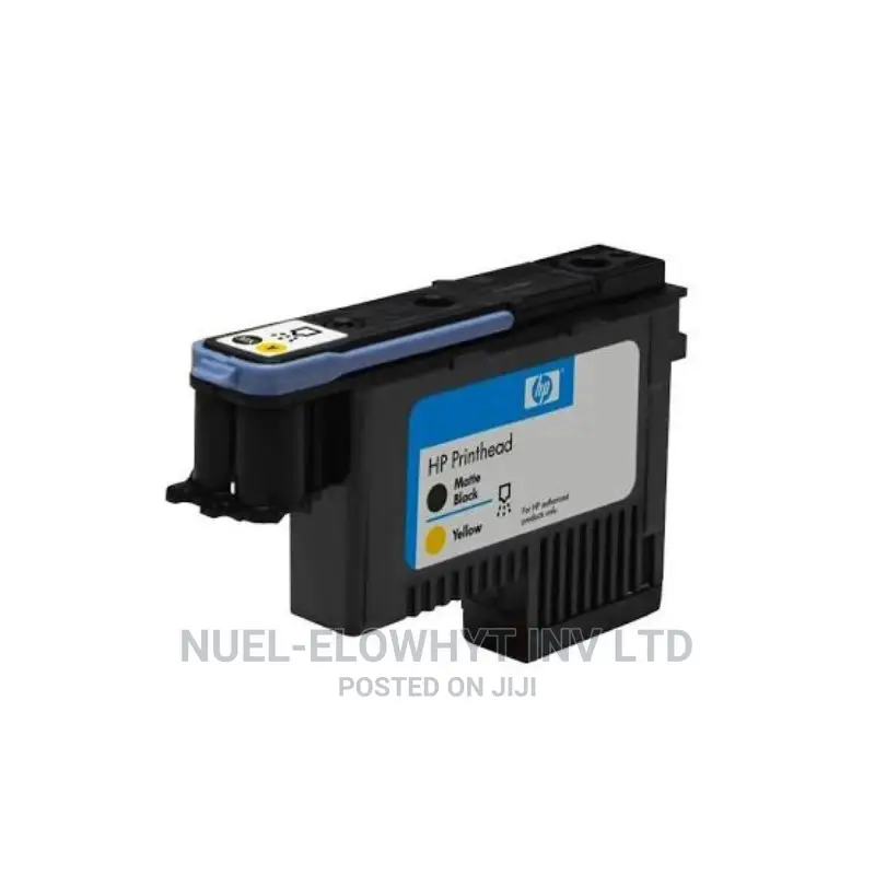 HP 72 Matte Black And Yellow Designjet Printhead, C9384A