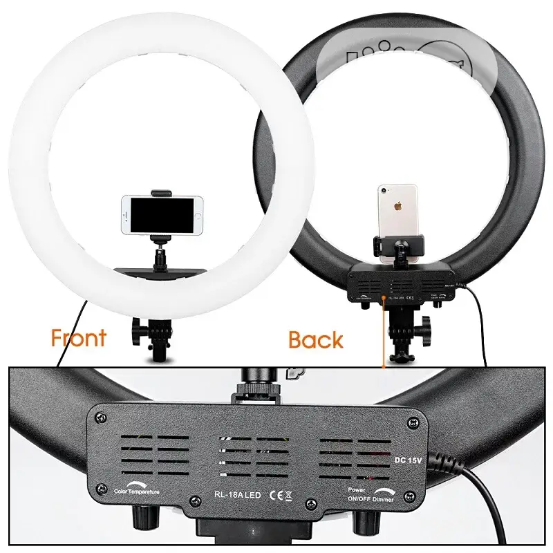 18 Inch Selfie Ring Light With Tripod Stand