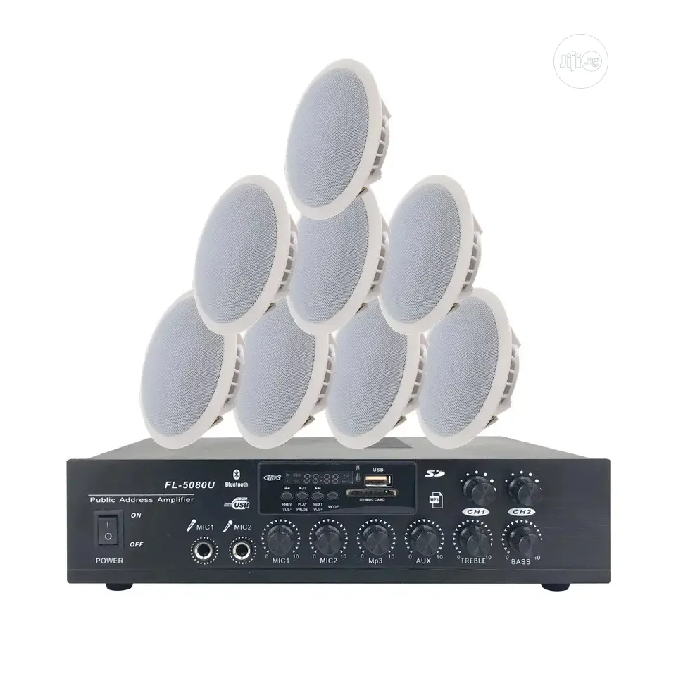 Complete Package Bluetooth Ceiling Speaker 8pcs