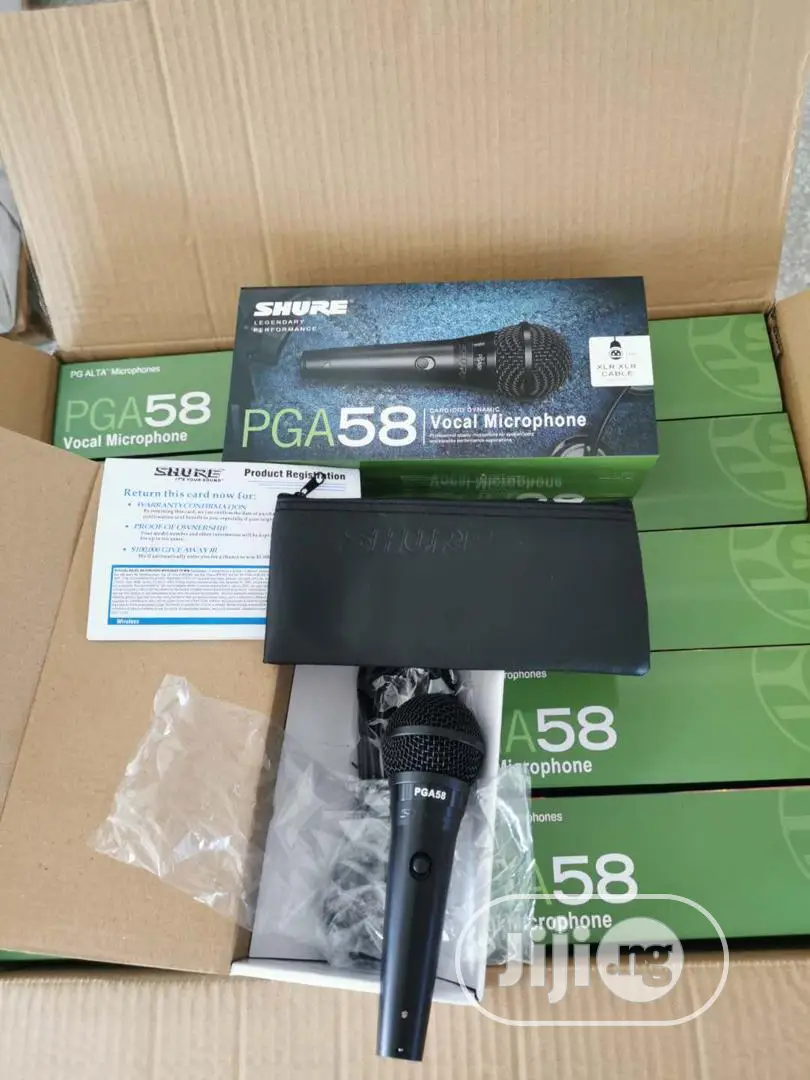 Shure PGA 58 Microphone With Mic Cable