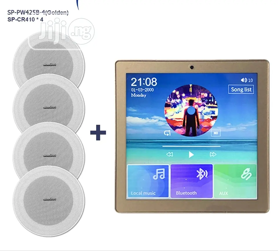 Smart Home Audio Bluetooth Wall Amplifier Sound System