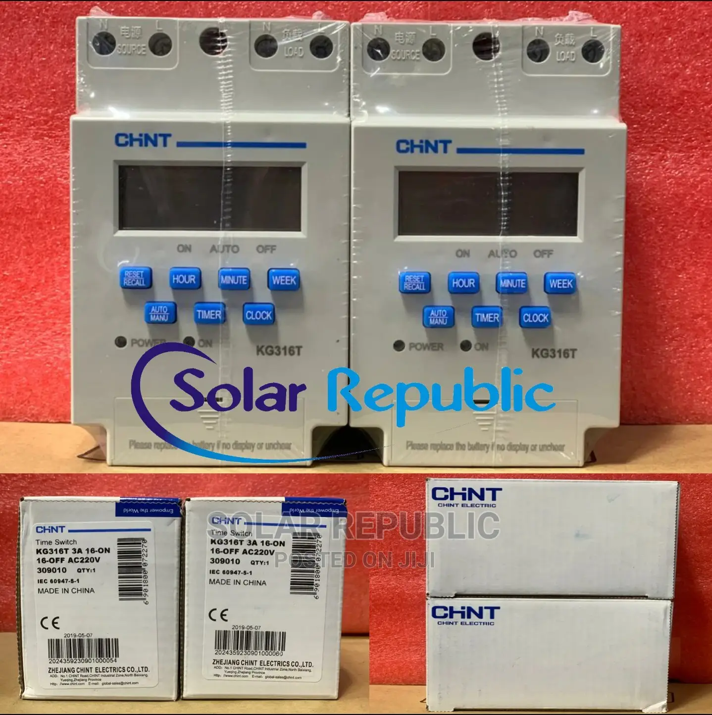 13A Chint Programmable Timer Switch