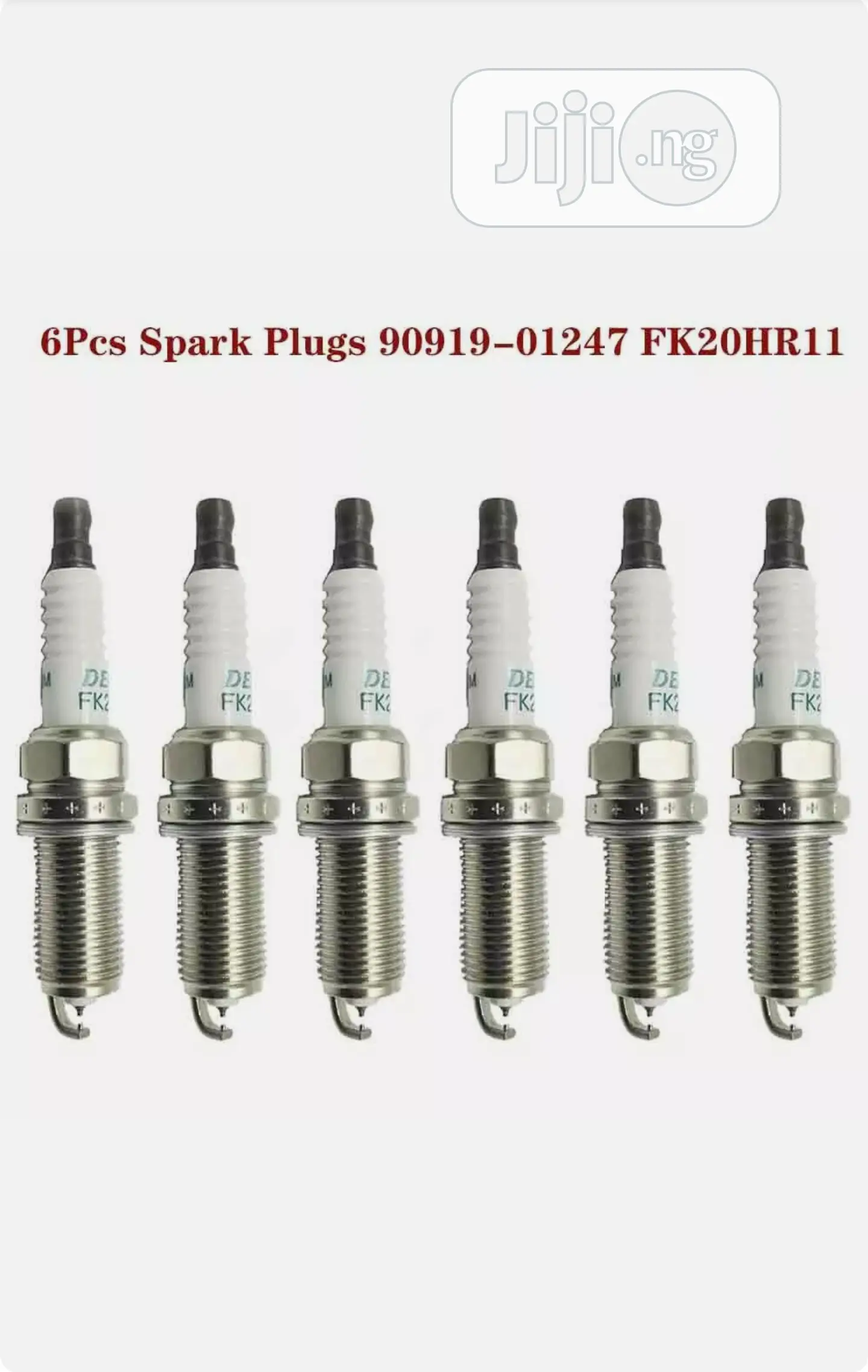 6pcs Genuine Denso Iridium Spark Plugs Fk20hr11