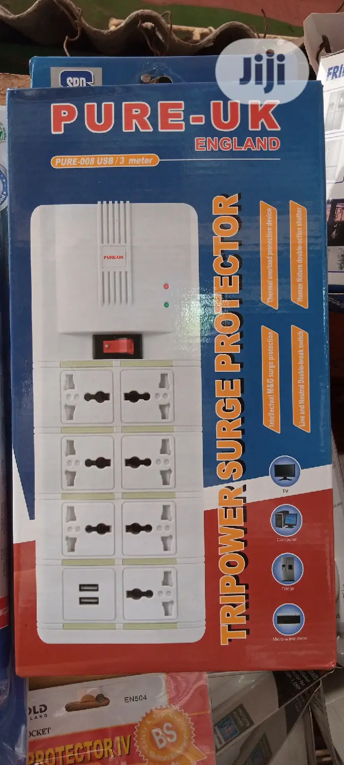 Pure-uk England Tripower Surge Protector