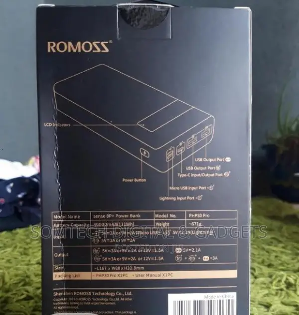 Romoss Power Bank 30000mah