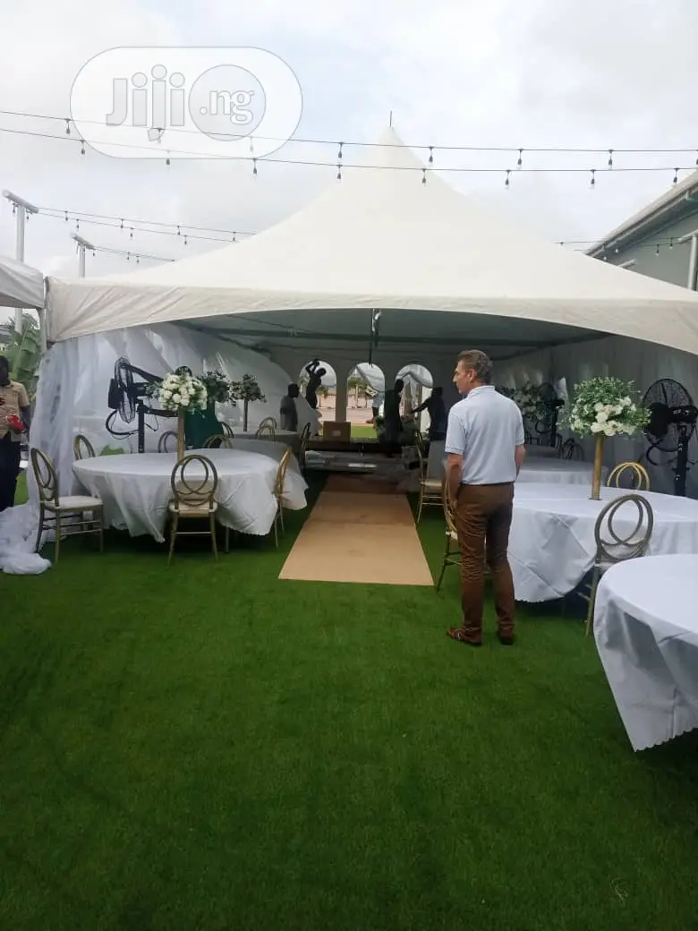 Tent for Guests. Table Chairs Canopy Marquee Rentals