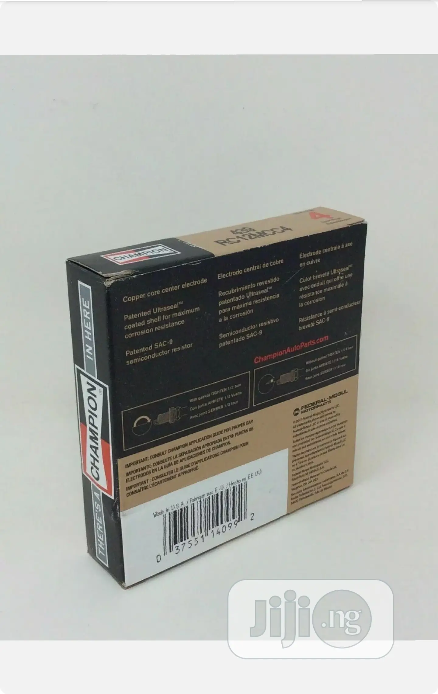 8pcs- Genuine Champion RC12MCC4 Copper Plus Spark Plugs