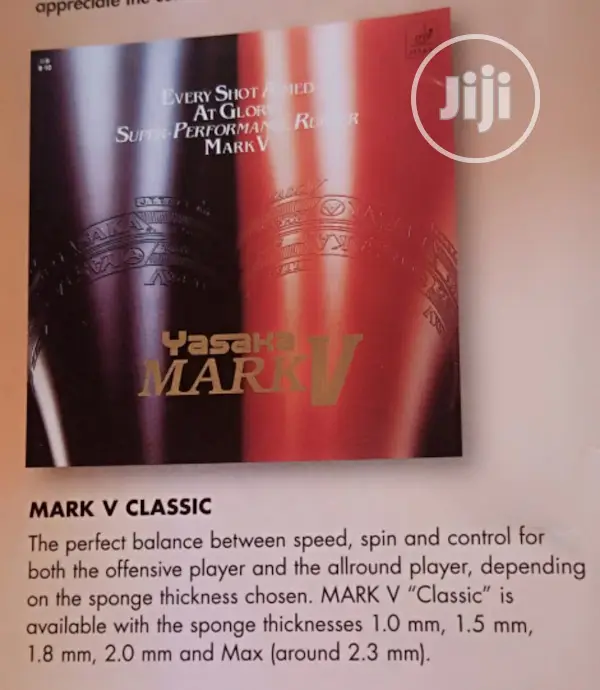 Yasaka Mark v Classic Rubber