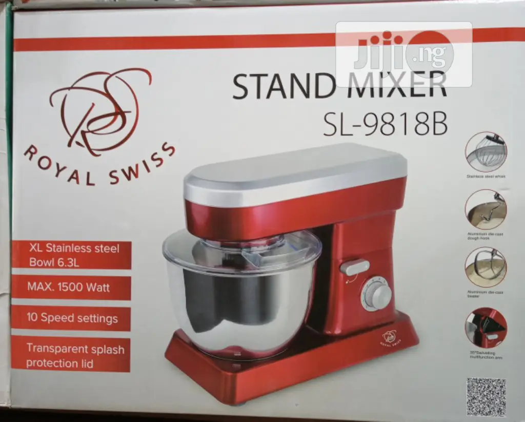 ROYAL SWISS Stand Mixer 6.3litres 15000watts Power