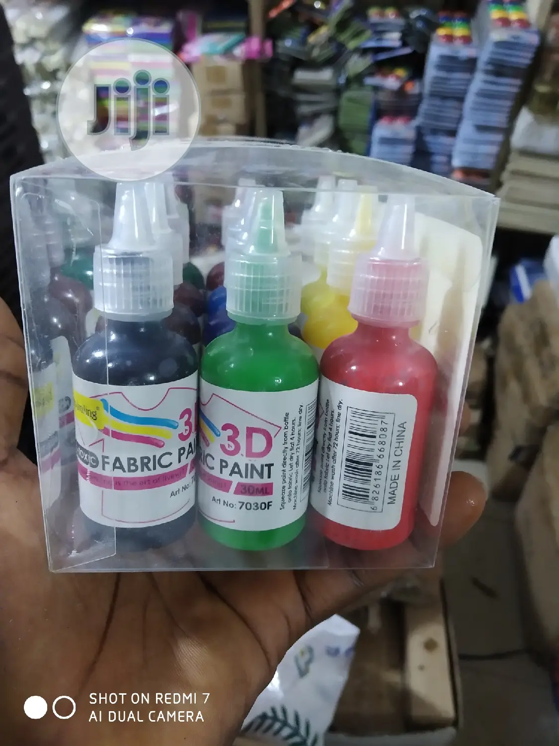 Fabric Paints 3D 30ml 12pcs