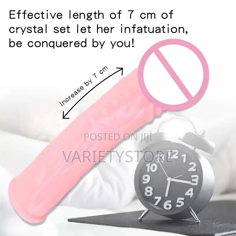Silicone Reusable Condoms Penis Sleeve Dick Extender