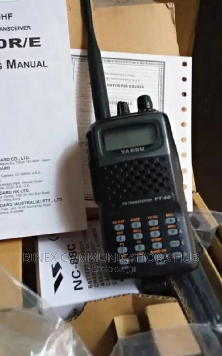 Portable Long Range Walkie-Talkie(FT-60r\e) Dual Band.