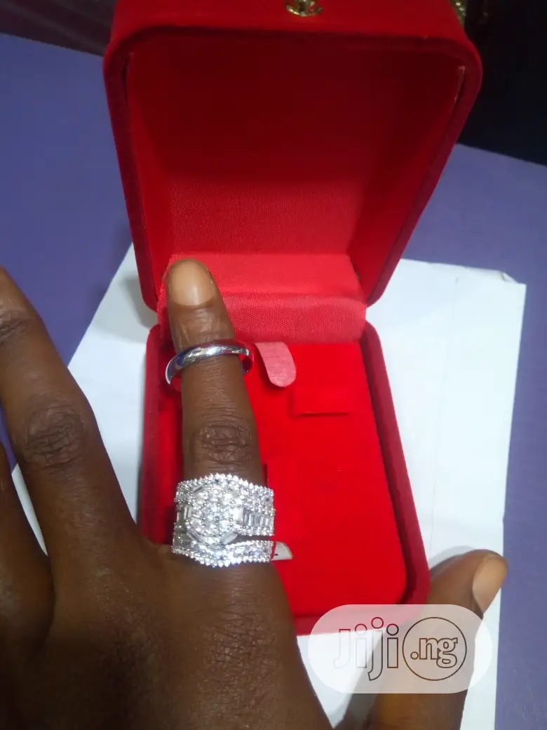 Dubai 925 Complete Set of Sterling Silver Wedding Ring 02