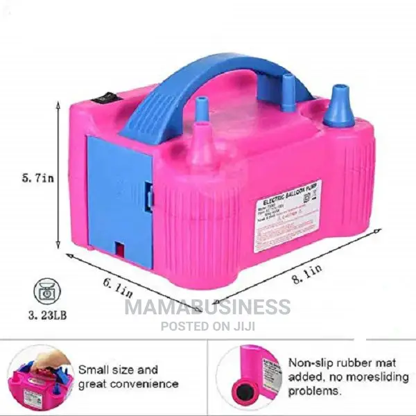73005 Electric Portable Dual Nozzle Air Balloon Pump