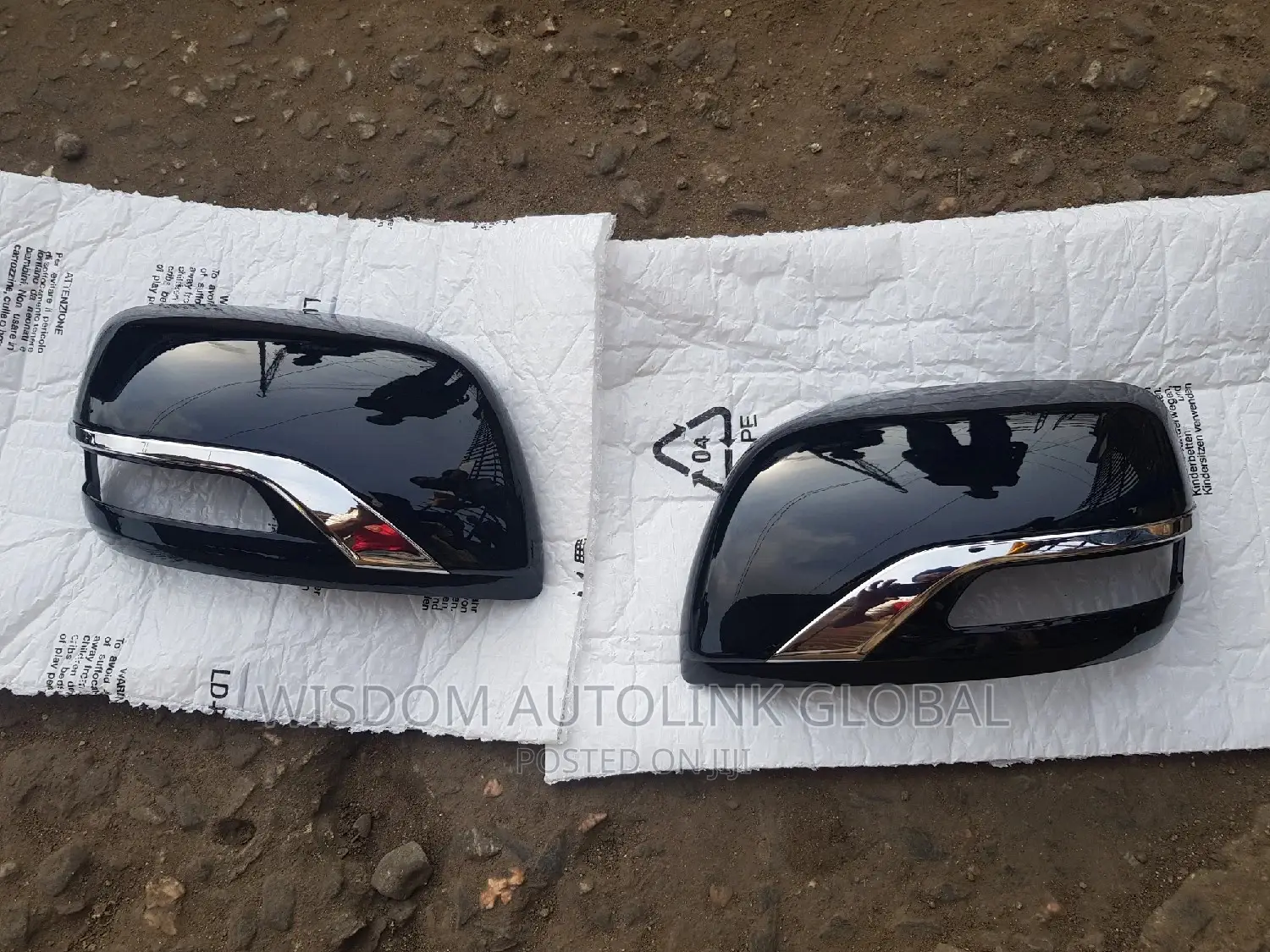 Side Mirror Cover for Lexus LX570 and Toyota Land Cruiser