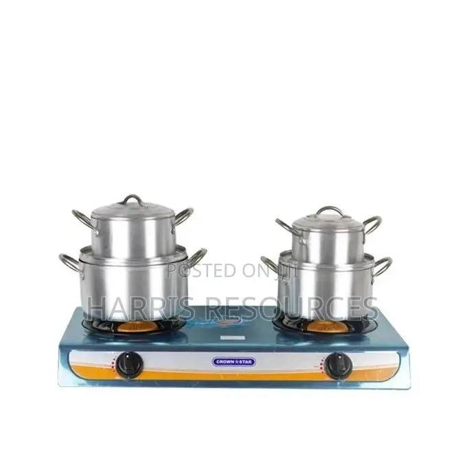 Automatic Start Pyramid Gas Cooker + 4 Big Pots