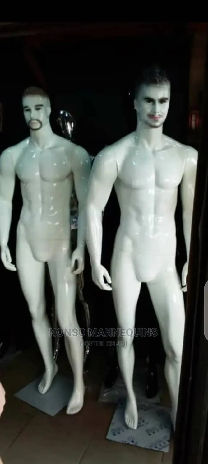 White Fibre Full Body Male Mannequin