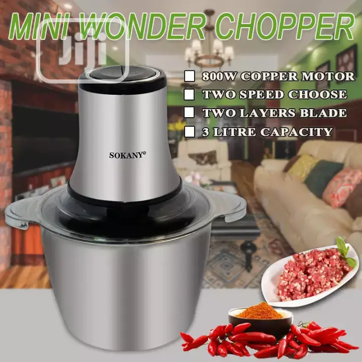 3.0L Sokany Mini Wonder Chopper
