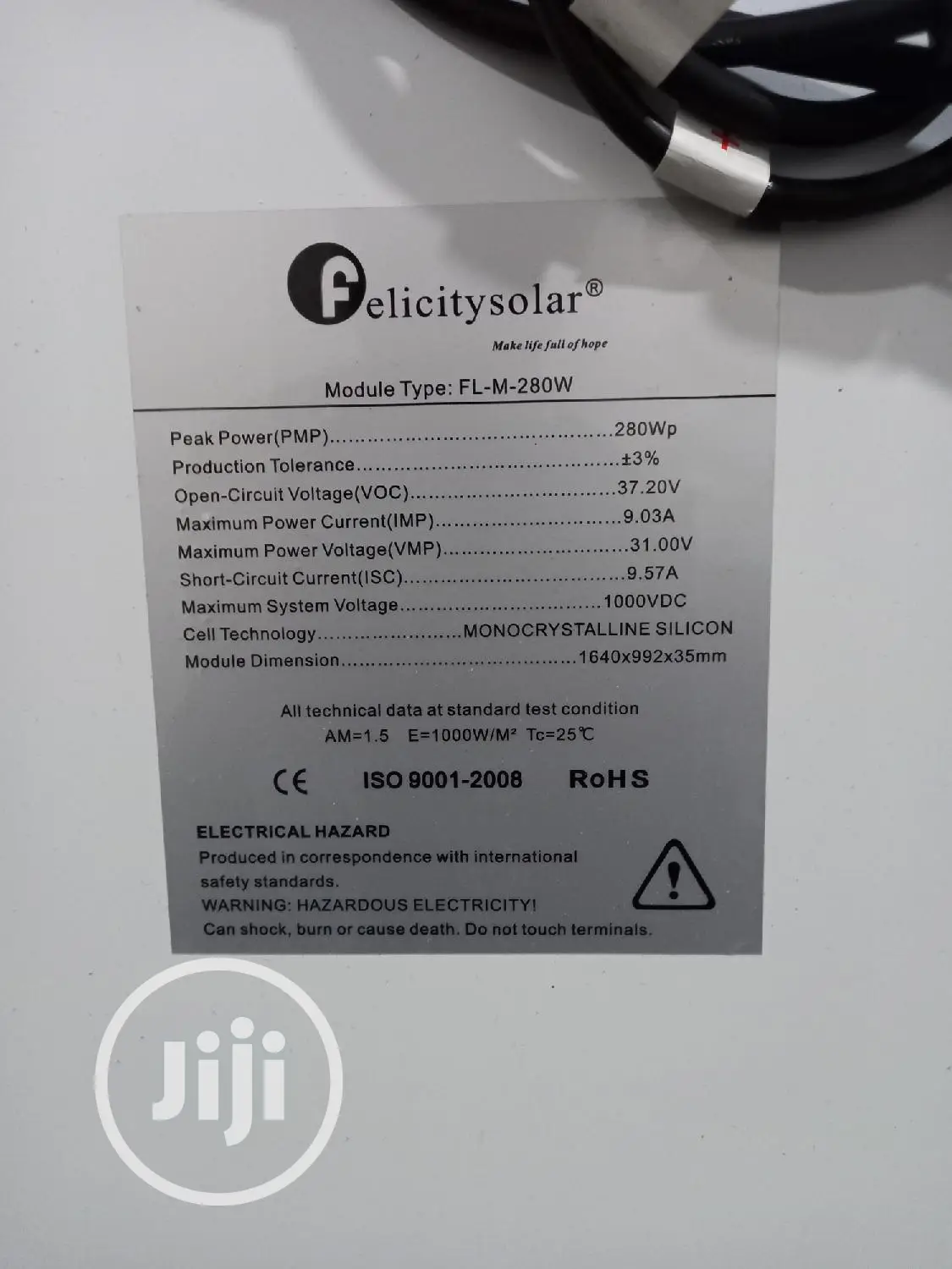 Original 280w Felicity Solar Panel