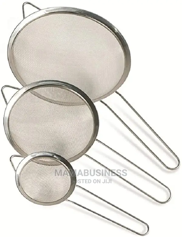 3pc Stainless Steel Strainer Set