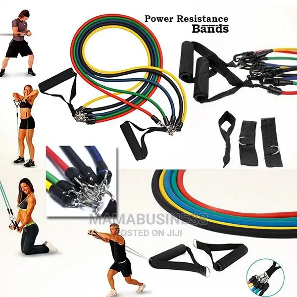 Power Cords Resistance Bands Tubes Set
