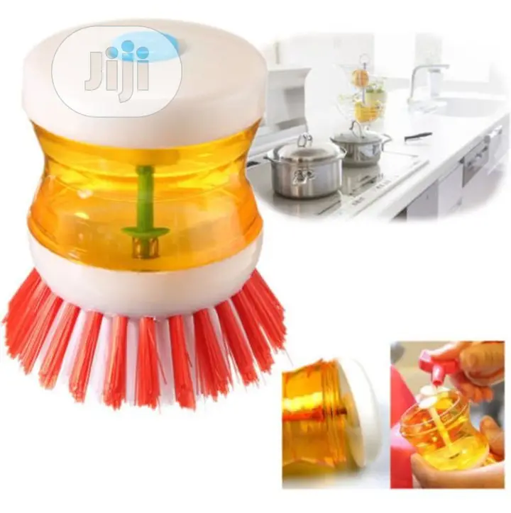 Souvenir Dish Washing Brush With Soap Dispenser 12 Pack