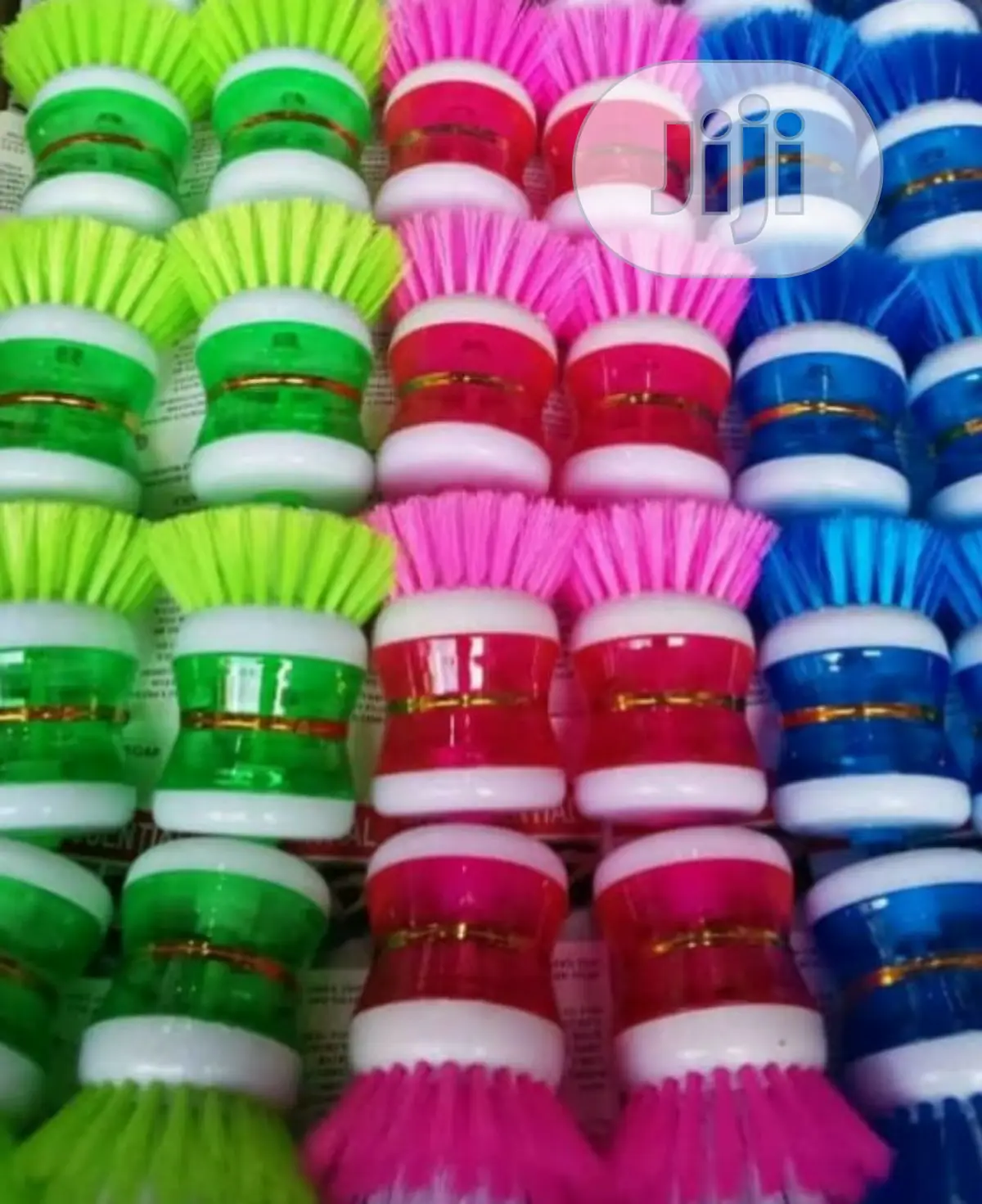 Souvenir Dish Washing Brush With Soap Dispenser 12 Pack
